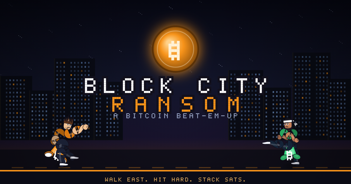 Block City Ransom — a Bitcoin beat-em-up